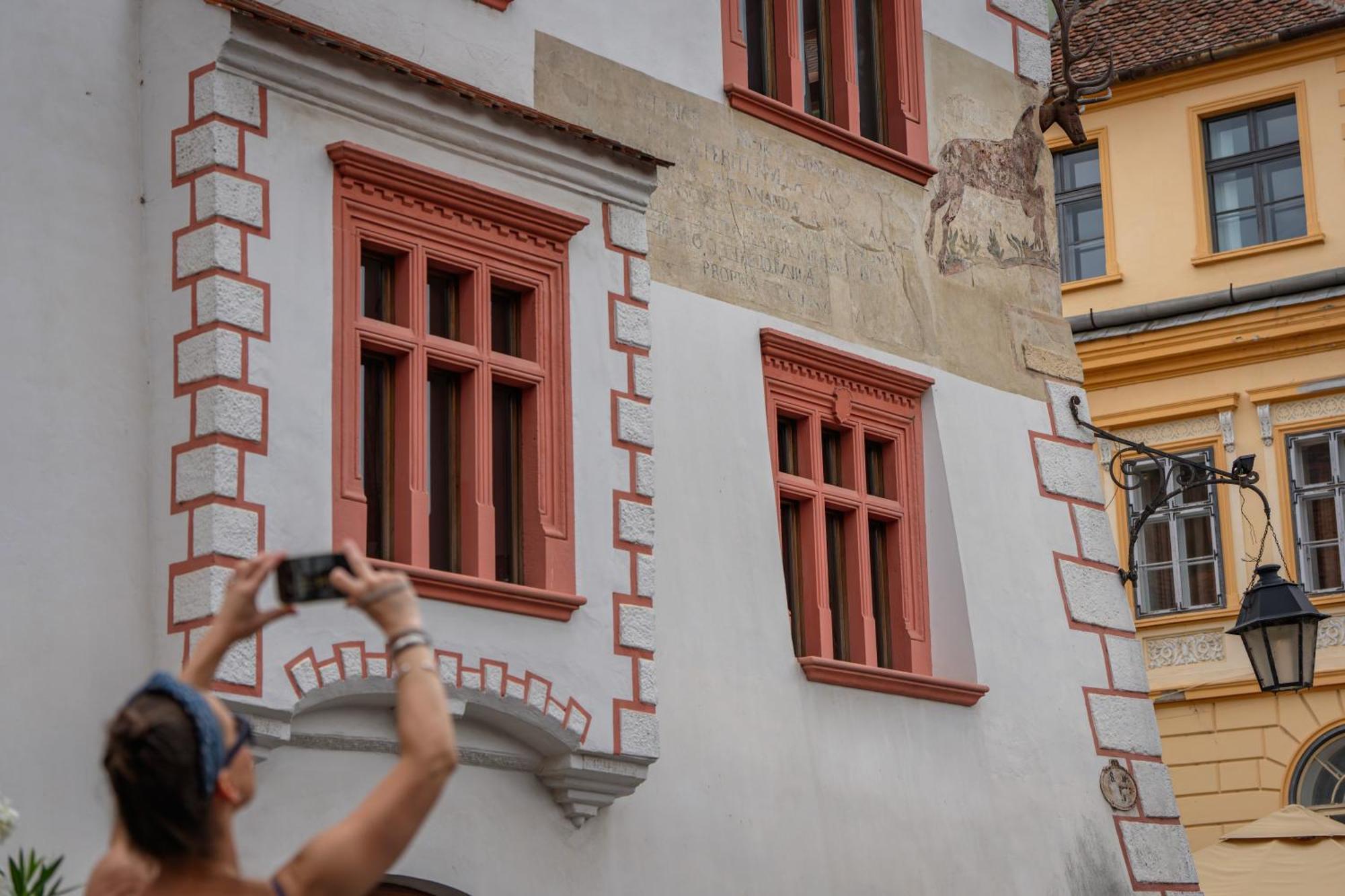 Hotel Casa cu Cerb Sighişoara Exterior foto
